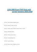 CON 3990 Exam FAR Parts with correct answers 2025>2026