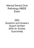 Mental Dental Oral Pathology INBDE PDF &ndash; Study Guide & Practice Questions