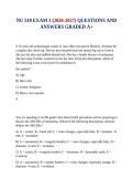 NU 518 EXAM 3 &lpar;2026-2027&rpar; QUESTIONS AND ANSWERS GRADED A&plus;