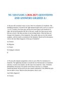 NU 518 EXAM 2 &lpar;2026-2027&rpar; QUESTIONS AND ANSWERS GRADED A&plus;