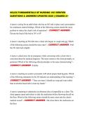 NCLEX FUNDAMENTALS OF NURSING 100 VERIFIED  QUESTIONS & ANSWERS UPDATED 2026 &vert;&vert; GRADED A&plus; 
