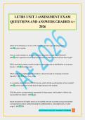 LETRS UNIT 3 ASSESSMENT EXAM QUESTIONS AND ANSWERS GRADED A&plus; 2026