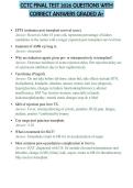 CCTC FINAL TEST 2026 QUESTIONS WITH CORRECT ANSWERS GRADED A&plus;