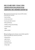 NSG 123 MED SURG 1 EXAM 3 2026 CERTIFICATION EVALUATION EXAM QUESTIONS AND ANSWERS MASTER FILE