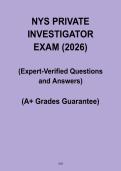 NYS Private Investigator Exam &vert; Study Guide & Practice Questions &lpar;PDF&rpar;