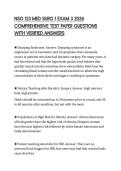 NSG 123 MED SURG 1 EXAM 3 2026 COMPREHENSIVE TEST PAPER QUESTIONS WITH VERIFIED ANSWERS