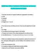 IAHSS Basic Officer Certification 2026 Questions and Answers   &lpar;Verified Answers by Expert&rpar; 