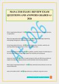 MANA 3318 EXAM 1 REVIEW EXAM QUESTIONS AND ANSWERS GRADED A&plus; 2026