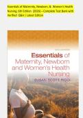 Essentials of Maternity&comma; Newborn&comma; & Women&rsquo;s Health Nursing 6th Edition &lpar;2026&rpar; Complete Test Bank with Verified Questions and Answers