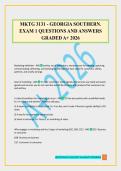 MKTG 3131 - GEORGIA SOUTHERN&period; EXAM 1 QUESTIONS AND ANSWERS GRADED A&plus; 2026