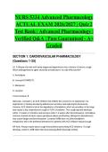 NURS 5334 Advanced Pharmacology ACTUAL EXAM 2026&sol;2027 &vert; Quiz 2 Test Bank &vert; Advanced Pharmacology &vert; Verified Q&A &vert; Pass Guaranteed - A&plus; Graded