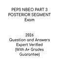 PEPS NBEO Part 3 Posterior Segment PDF &ndash; Study Guide & Practice Questions