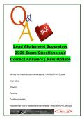 Lead Abatement Supervisor Exam 2026 &lpar;ENV-LEAD-301&rpar; &ndash; 300 Questions Practice Q&A on OSHA&comma; Safety&comma; Hazard Control