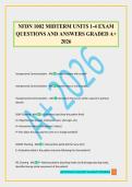 NFDN 1002 MIDTERM UNITS 1-4 EXAM QUESTIONS AND ANSWERS GRADED A&plus; 2026