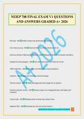 NEIEP 700 FINAL EXAM V1 QUESTIONS AND ANSWERS GRADED A&plus; 2026