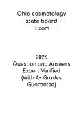 Ohio Cosmetology State Board Exam PDF &ndash; Study Guide & Practice Questions