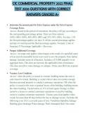 CIC COMMERCIAL PROPERTY 2022 FINAL TEST 2026 QUESTIONS WITH CORRECT ANSWERS GRADED A&plus;