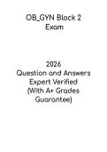 OB-GYN Block 2 Exam PDF &ndash; Obstetrics & Gynecology Study Guide with Practice Questions