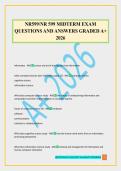 NR599&sol;NR 599 MIDTERM EXAM QUESTIONS AND ANSWERS GRADED A&plus; 2026