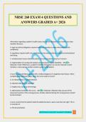 NRSE 260 EXAM 4 QUESTIONS AND ANSWERS GRADED A&plus; 2026
