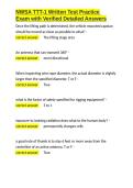 NWSA TTT-1 Written Test Practice Exam with Verified Detailed Answers&period;docx
