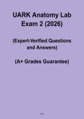 UARK Anatomy Lab Exam 2 &vert; Full Exam PDF