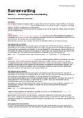Volledige samenvatting ontwikkelingspsychologie voor pedagogen