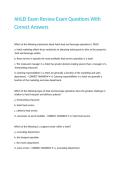 AHLEI Exam Review Exam Questions With Correct Answers