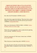CQIB EXAM NEWEST 2026 ACTUAL EXAM TEST BANK&vert; CERTIFICATE OF QUALIFIED INSURANCE BROKER &lpar;CQIB&rpar; EXAM PREP WITH 550 REAL EXAM QUESTIONS AND CORRECT VERIFIED ANSWERS&sol; ALREADY GRADED A&plus; &lpar;MOST RECENT&excl;&excl;&rpar;
