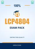 LCP4804 Exam Pack 2026  - Distinction Guaranteed