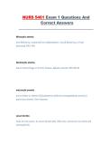 NURS 5461 Exam 1 &ndash; Questions and Answers Study Guide