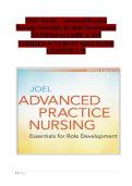 Comprehensive Exam Prep &colon; Advanced Practice Nursing &ndash; Essentials for Role Development 5th Edition TEST BANK&semi; Full Chapters 1&ndash;30 with Verified Q&A