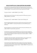 HIM 105 CHAPTER 10 & 11 EXAM QUESTIONS AND ANSWERS