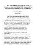 MDC II & III NURSING EXAM PACKAGE 2026&sol;2027 &vert; Rasmussen University &vert; 100 Verified Q&A w&sol; Expert Rationales &vert; Pass Guaranteed - A&plus; Graded