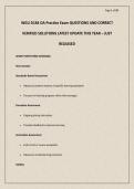 WGU D184 OA Practice Exam QUESTIONS AND CORRECT VERIFIED SOLUTIONS LATEST UPDATE THIS YEAR &ndash; JUST RELEASED