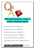 AQA GCSE CHEMISTRY  EXAM COMPLETE PACKAGE DEAL