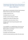 Comprehensive Final Exam &lpar;Practice Book Questions&rpar; &lpar;Latest Update 2026 &sol; 2027&rpar; Questions with Answers Grade A 100&percnt; Correct
