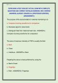 CEFM EXAM LATEST 2026-2027 ACTUAL EXAM WITH COMPLETE  QUESTIONS AND CORRECT DETAILED ANSWERS &lpar;100&percnt; VERIFIED  ANSWERS&rpar; &vert;ALREADY GRADED A&plus;&vert; &vert;&vert;PROFESSOR VERIFIED&vert;&vert;  &vert;&vert;BRANDNEW&excl;&excl;&excl;&vert;&vert;