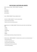 NUR 356 EXAM 1 QUESTIONS AND ANSWERS