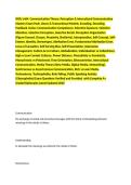 WGU c464  Communication Theory&comma; Perception & Intercultural Communication Mastery Exam Pack&colon; Linear & Transactional Models&comma; Encoding&comma; Decoding&comma; Feedback&comma; Noise&comma; Communication Competence&comma; Selective Exposure&comma; Selective Attention&comma; Selective Perception&comma; Select
