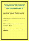 VATI COMPREHENSIVE PREDICTOR NCLEX QUESTIONS 2026&sol;2027 NEWEST COMPLETE 500 QUESTIONS WITH DETAILED VERIFIED ANSWERS &sol; EXAM QUESTIONS AND VERIFIED ANSWERS &vert;ALREADY GRADED A&plus;&vert; 