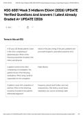 NSG 6001 Week 3 Midterm EXAM &lpar;2026&rpar; UPDATE Verified Questions And Answers &vert; Latest Already Graded A&plus; UPDATE &vert;2026