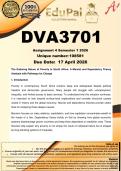 DVA3701 Assignment 4 &lpar;COMPLETE ANSWERS&rpar; Semester 1 2026 - DUE 17 April 2026