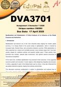 DVA3701 Assignment 3 &lpar;COMPLETE ANSWERS&rpar; Semester 1 2026 - DUE 17 April 2026