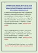 CISR AGENCY OPERATIONS EXAM LATEST 2026-2027 ACTUAL  EXAM WITH COMPLETE QUESTIONS AND CORRECT DETAILED  ANSWERS &lpar;100&percnt; VERIFIED ANSWERS&rpar; &vert;ALREADY GRADED A&plus;&vert;  &vert;&vert;PROFESSOR VERIFIED&vert;&vert; &vert;&vert;BRANDNEW&excl;&excl;&excl;&vert;&vert;