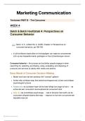 Samenvatting Marketing Communication&colon; Belch & Belch Hoofdstuk 4&5&comma; alle vereiste  literatuur en college aantekeningen