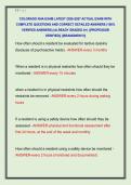 COLORADO NHA EXAM LATEST 2026-2027 ACTUAL EXAM WITH  COMPLETE QUESTIONS AND CORRECT DETAILED ANSWERS &lpar;100&percnt;  VERIFIED ANSWERS&rpar; &vert;ALREADY GRADED A&plus;&vert; &vert;&vert;PROFESSOR  VERIFIED&vert;&vert; &vert;&vert;BRANDNEW&excl;&excl;&excl;&vert;&vert;