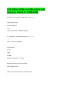 215 Midterm Review Question and answers rated A&plus; 2025&sol;2026