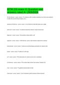 BITM 215 exam &num;1 Question and answers rated A&plus; 2025&sol;2026