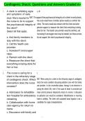Cardiogenic Shock&colon; Questions and Answers Graded A&plus;